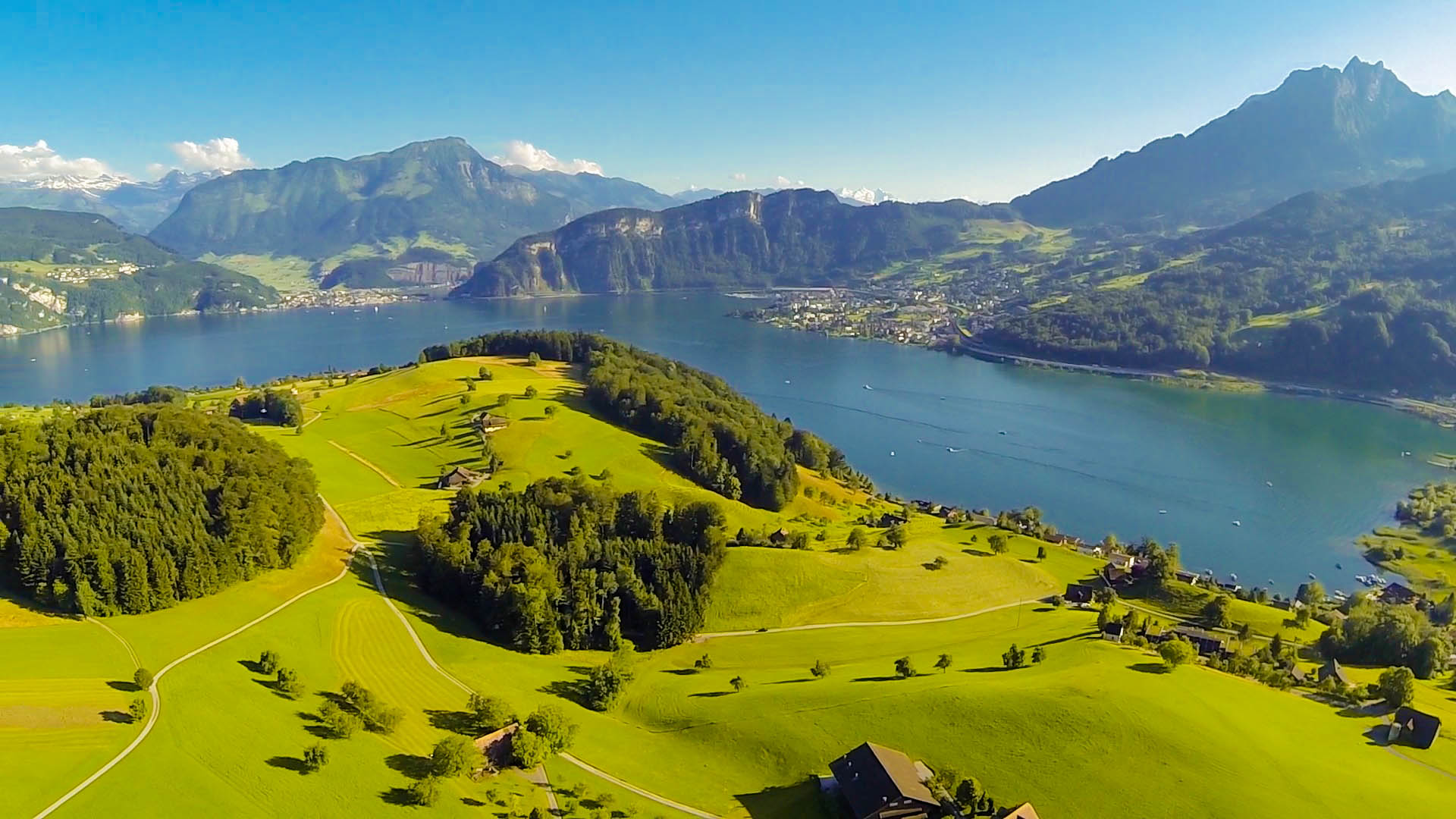 Sonnhalde-Park Luftaufnahme